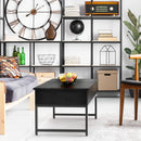 GAOMON Lift Top Coffee Table with Hidden Storage - Black