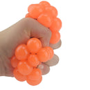 GAOMON Soft Rubber Grape Ball Funny Relief Soothing Fidgets Toy Vent Toy Red
