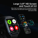 GAOMON Smart Watch 1.69" Full Touch Screen Fitness Tracker Black