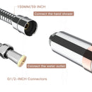 GAOMON Filtered Shower Head High-Pressure Rainfall Showerhead Filter Beads