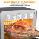 GEEK CHEF 26QT Air Fryer Toaster Oven with Rotisserie Steam Oven Oil-Free Frying