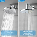 GAOMON Rainfall Shower Head High Pressure 360° Adjustable - Chrome