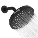 GAOMON Rainfall Shower Head High Pressure 360° Adjustable - Brushed Nickel