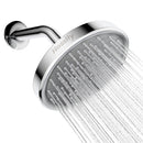 GAOMON Rainfall Shower Head High Pressure 360° Adjustable - Brushed Nickel