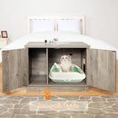 GAOMON Cat Litter Box Enclosure Hidden Wooden Cat House