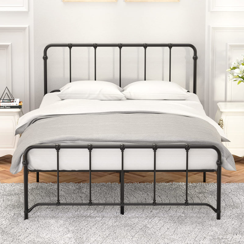 IDEALHOUSE Full Size Metal Bed Frame Platform Bed