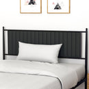 GAOMON Full Size Metal Platform Bed Frame with Upholstered Headboard