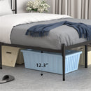 GAOMON Full Size Metal Platform Bed Frame with Headboard