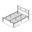 GAOMON Metal Platform Bed Frame with Sturdy Steel Bed Slats - Full Size