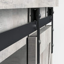 GAOMON Modern Farmhouse Sliding Barn Door TV Stand