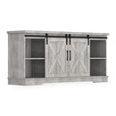GAOMON Modern Farmhouse Sliding Barn Door TV Stand