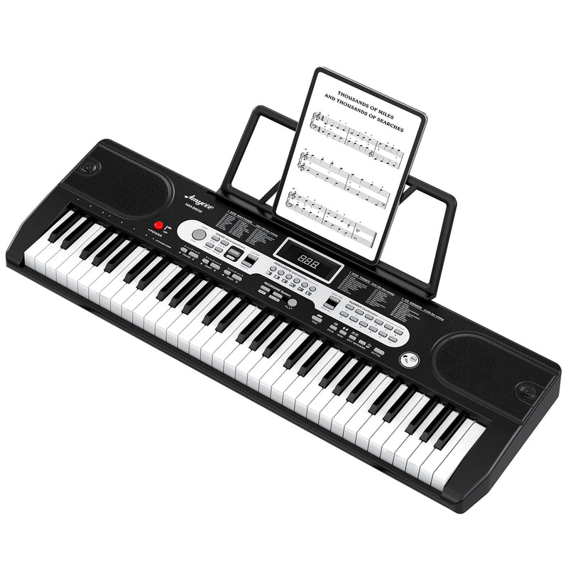 IDEALHOUSE Musical Instrument 61-Key Beginners Electric Keyboard Piano