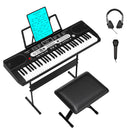 GAOMON Musical Instrument 61-Key Beginners Electric Keyboard Piano