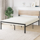 GAOMON Queen Size Bed Frame with Wood Headboard