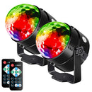 GAOMON 2Pcs Party Disco Ball Lights Sound Activated Strobe Lights