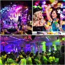 GAOMON 4Pcs Party Disco Ball Lights Sound Activated Strobe Lights