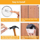 GAOMON 4 Packs Solar Fence Post Lights for Garden Yard