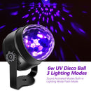 GAOMON 2Pcs UV Black Light 6W LED Disco Ball Party Lights
