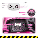 GAOMON 12V Battery Powered Ride on Car Electric Vehicles - Pink