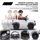 GAOMON 12V Battery Powered Ride on Car Electric Vehicles - White