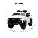 GAOMON 12V Battery Powered Ride on Car Electric Vehicles - White