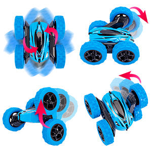 WHIZMAX RC Stunt Car Watch Gesture Sensor Car 4WD 360¡ã Rotating Car Blue