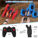 GAOMON 2pack RC Stunt Car Remote Control Car 1165A 360 Rotating Vehicle Blue & Red