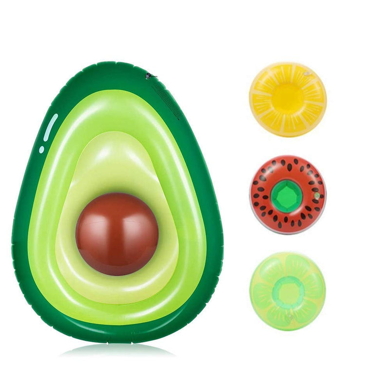 THINKMAX Giant Inflatable Avocado Pool Float Swimming Party Toy