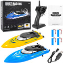 GAOMON 2PACK 10km/H 2.4G High Speed Remote Control Boats Blue+Yellow