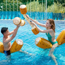 GAOMON 9PCS PVC Inflatable Pool Fighting Float Row Toys