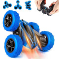 THINKMAX Remote Control Car 1165A RC Stunt Car Toy Double Sided 360 Rotating Vehicle Blue
