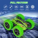 GAOMON Remote Control Car 1165A RC Stunt Car Toy 360 Rotating Vehicle Green