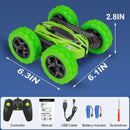 GAOMON Remote Control Car 1165A RC Stunt Car Toy 360 Rotating Vehicle Green