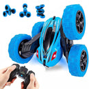 GAOMON 2PACK RC Stunt Car Remote Control Car with Wheel Lights Blue+Red