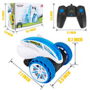 GAOMON 2Pack Remote Control Car RC Stunt Cars Yellow & Blue