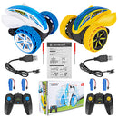 GAOMON 2Pack Remote Control Car RC Stunt Cars Yellow & Blue