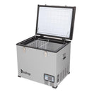 ZOKOP BCD60 60L Compressor Key Display Car Refrigerator Cold Rolled Gray