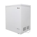 ZOKOP BD-150 143L Single Door Horizontal Freezer AC115V 60Hz Freezing Refrigerator White