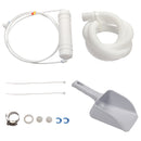 ZOKOP Ice Maker BY-90PF Cube Machine Stainless Steel Freestanding