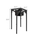 ZOKOP EX31-51 Single Burner Outdoor Camp Stove Cooker Portable Cast Iron Patio Cooking Burner