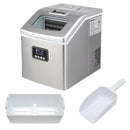 ZOKOP HZB-18F Ice Maker 115V 120W Stainless Steel for Home Kitchen Silver
