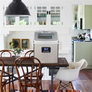 ZOKOP HZB-18F Ice Maker 115V 120W Stainless Steel for Home Kitchen Silver