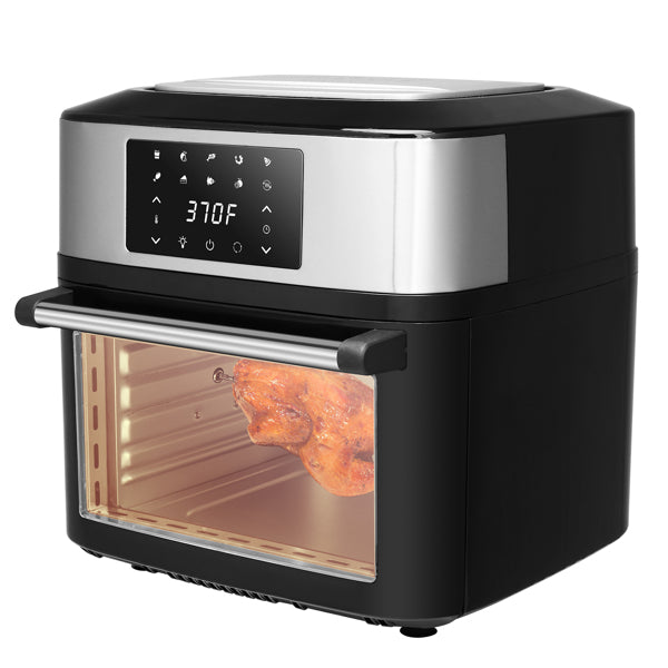 ZOKOP Air Fryer 16L 1800W All-in-One Airfryer Oven Black with Visible Window
