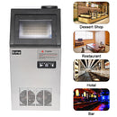 ZOKOP Ice Maker Cube Machine SKF-B30F-C-32R Stainless Steel Freestanding