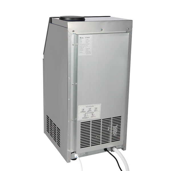 ZOKOP Ice Maker SKFB40FC58R Cube Machine Stainless Steel Freestandi