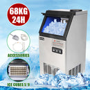 ZOKOP Ice Maker SKF-B40F-C-58R Cube Machine Stainless Steel Freestanding