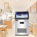 ZOKOP Ice Maker Cube Machine SKF-C50FL 120V 495W Stainless Steel Freestanding