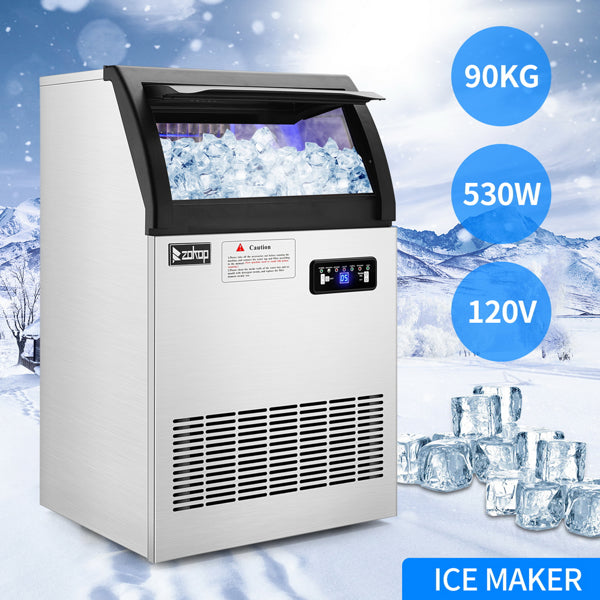 ZOKOP Ice Maker Cube Machine SKFD65F 120V 530W Stainless Steel Freest